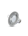 V-TAC GU10 Корпус Луна Кръг Сребристро Сива - 3647 - 2