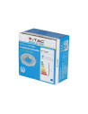 V-TAC GU10 Корпус Луна Кръг Сребристро Сива - 3647 - 3