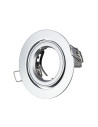 V-TAC GU10 Корпус Луна Кръг Сребристро Сива - 3647 - 8