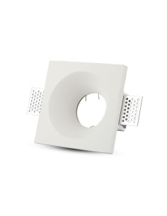 V-TAC GU10 Гипсова Отливка Квадрат Бял - 3641 - Цена | LEDs4economy