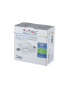 V-TAC GU10 Гипсова Отливка Квадрат Бял - 3641 - 5