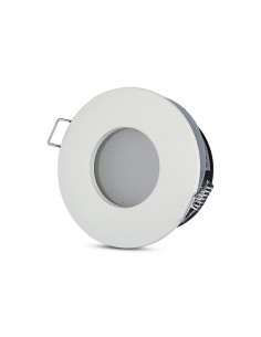 V-TAC GU10 Корпус Луна Кръг Мат ф84 Бяла - 3613 - Цена | LEDs4economy 2