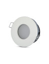 V-TAC GU10 Корпус Луна Кръг Мат ф84 Бяла - 3613 - 2