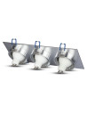 V-TAC 3*GU10 Корпус Луна Квадрат Алуминий - 3610 - 4