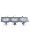 V-TAC 3*GU10 Корпус Луна Квадрат Алуминий - 3610 - 5