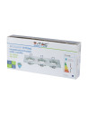 V-TAC 3*GU10 Корпус Луна Квадрат Алуминий - 3610 - 9
