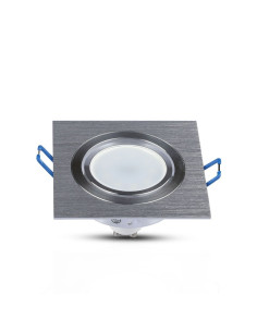V-TAC 1*GU10 Корпус Луна Квадрат Алуминий - 3606 - Цена | LEDs4economy