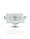 V-TAC 1*GU10 Корпус Луна Квадрат Бяла - 3605 - 2