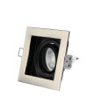 V-TAC GU10 Корпус Луна Квадрат Сатен Никел - 3598 - 5