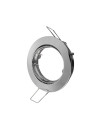 V-TAC GU10 Корпус Луна Кръг Оринтируема Хром - 3589 - 6