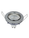 V-TAC GU10 Корпус Луна Кръг Оринтируема Хром - 3589 - 10