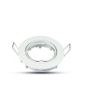 V-TAC GU10 Корпус Луна Кръг Оринтируема Бяла - 3587