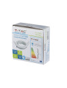 V-TAC GU10 Корпус Луна Кръг Оринтируема Бяла - 3587 - 9