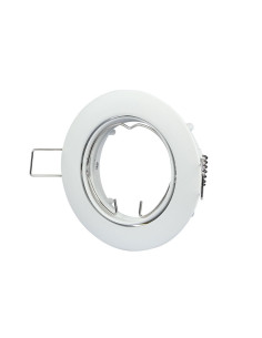 V-TAC GU10 Корпус Луна Кръг Оринтируема Бяла - 3587 - Цена | LEDs4economy 2