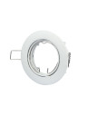 V-TAC GU10 Корпус Луна Кръг Оринтируема Бяла - 3587 - 2