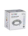 V-TAC GU10 Корпус Луна Кръг Неоринтируема Сатен Никел 2бр/кутия - 3585 - 9