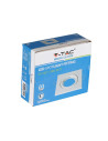 V-TAC GU10 Корпус Луна Квадрат Оринтируема Бяла - 3472 - 7