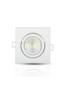 V-TAC GU10 Корпус Луна Квадрат Оринтируема Бяла - 3472 - 9