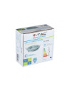 V-TAC GU10 Корпус Луна Кръг Оринтируема Хром - 3471 - 10