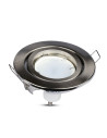 V-TAC GU10 Корпус Луна Кръг Оринтируема Сатен Никел - 3470