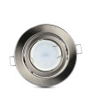 V-TAC GU10 Корпус Луна Кръг Оринтируема Сатен Никел - 3470 - 7