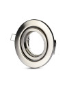 V-TAC GU10 Корпус Луна Кръг Оринтируема Сатен Никел - 3470 - 8