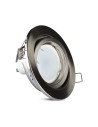 V-TAC GU10 Корпус Луна Кръг Оринтируема Сатен Никел - 3470 - 10