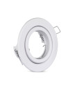 V-TAC GU10 Корпус Луна Кръг Оринтируема Бяла - 3469