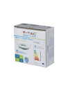 V-TAC GU10 Корпус Луна Кръг Оринтируема Бяла - 3469 - 9