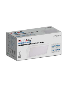 V-TAC 12W Фасаден Аплик Ъглов Бял 6400К IP64 - 6815 - Цена | LEDs4economy 2