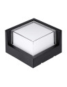 V-TAC 12W LED Стенна Лампа 4000К Черна Квадрат Полу Периферия - 218540 - 4