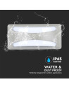 V-TAC 12W Фасаден Аплик Преграда Сив 6400К IP64 - 218247 - 5