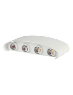 V-TAC 7W Стенна Лампа Пясъчно Бяло Тяло 4000К IP54 - 218618 - Цена | LEDs4economy