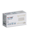 V-TAC 7W Стенна Лампа Пясъчно Бяло Тяло 4000К IP54 - 218618 - 4