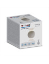 V-TAC 6W Стенна Лампа Бяла Кръг IP65 Две Посоки 3000К - 218301 - 2