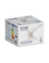 V-TAC 6W Аплик Бяло Тяло Кръг IP65 4000K - 217091 - 8