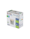 V-TAC 5W LED Стенна Лампа Бяла IP65 Една Посока 4000K - 8281 - 9