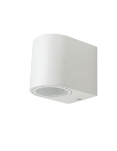 V-TAC Фасадно Тяло за Стена GU10 Кръг Бяло Тяло Една Посока IP44 - 7540 - Цена | LEDs4economy