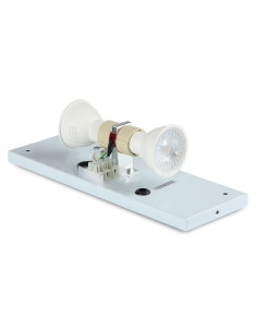V-TAC Фасаден Аплик GU10 Сатен Никел 2W IP44 - 7512 - Цена | LEDs4economy 2