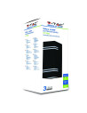 V-TAC Фасаден Аплик GU10 Сатен Никел 2W IP44 - 7512 - 4