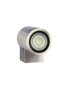 V-TAC Фасадно Тяло за Стена GU10 Сатен Никел Една Посока IP44 - 7506 - 7