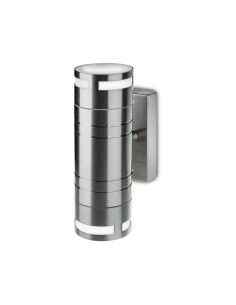 V-TAC Фасадно Тяло за Стена GU10 Сатен Никел Две Посоки IP44 - 7504 - Цена | LEDs4economy