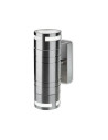 V-TAC Фасадно Тяло за Стена GU10 Сатен Никел Две Посоки IP44 - 7504 - 2