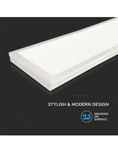 V-TAC 40W LED Панел Външен Монтаж 1200x300 4000k - 216625 - Цена | LEDs4economy 2