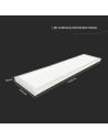 V-TAC 40W LED Панел Външен Монтаж 1200x300 4000k - 216625 - 3