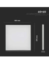 V-TAC 36W LED Панел Външен Монтаж 600x600 4000k - 638011 - 3