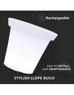 V-TAC LED Лампа Купа RGB 35.5 x 32.5см - 40211 - Цена | LEDs4economy 2