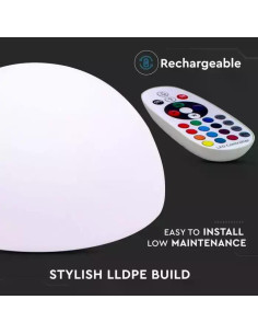 V-TAC LED Лампа Полукръг RGB - 40221 - Цена | LEDs4economy 2
