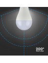 V-tac LED Крушка - 17W E27 A65 Термо Пластик 4000K 214457 - 2