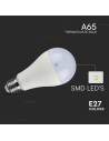 V-tac LED Крушка - 17W E27 A65 Термо Пластик 4000K 214457 - 4